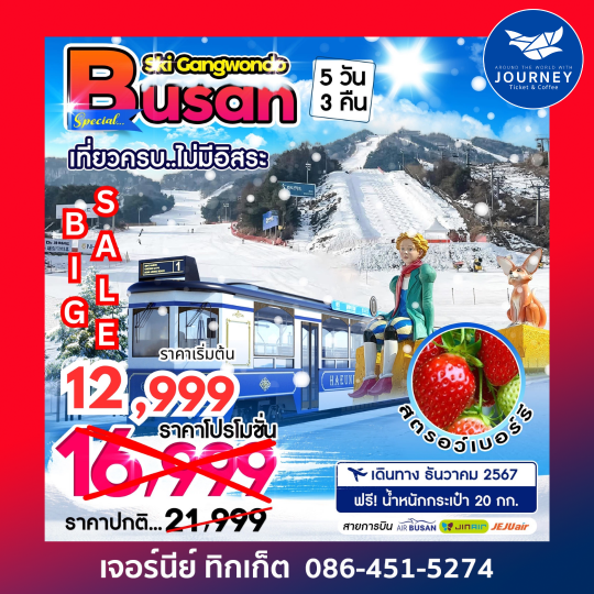 Gangwon Busan Ski Resort 5D3N