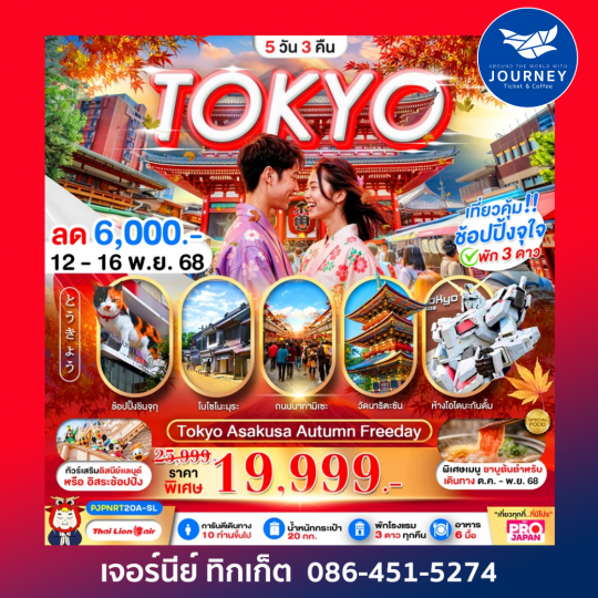 TOKYO AUTUMN FREE DAY 5D3N
