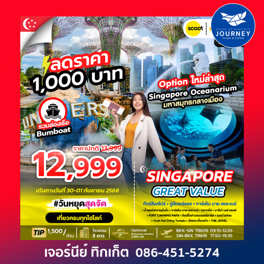 GREAT VALUE SINGAPORE 3D2N