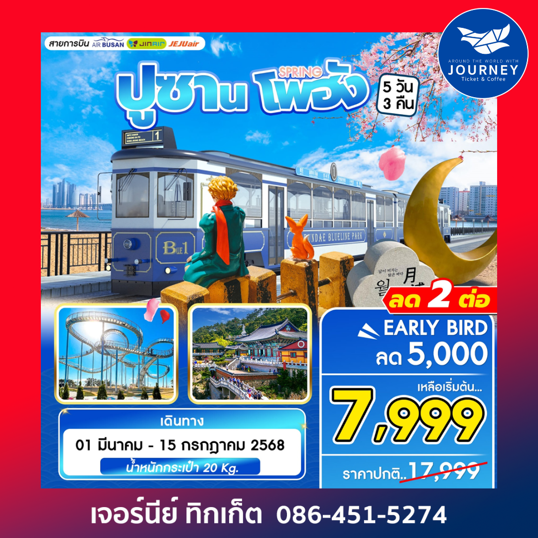 ปูซาน โพฮัง SPECIAL SPRING 5D3N