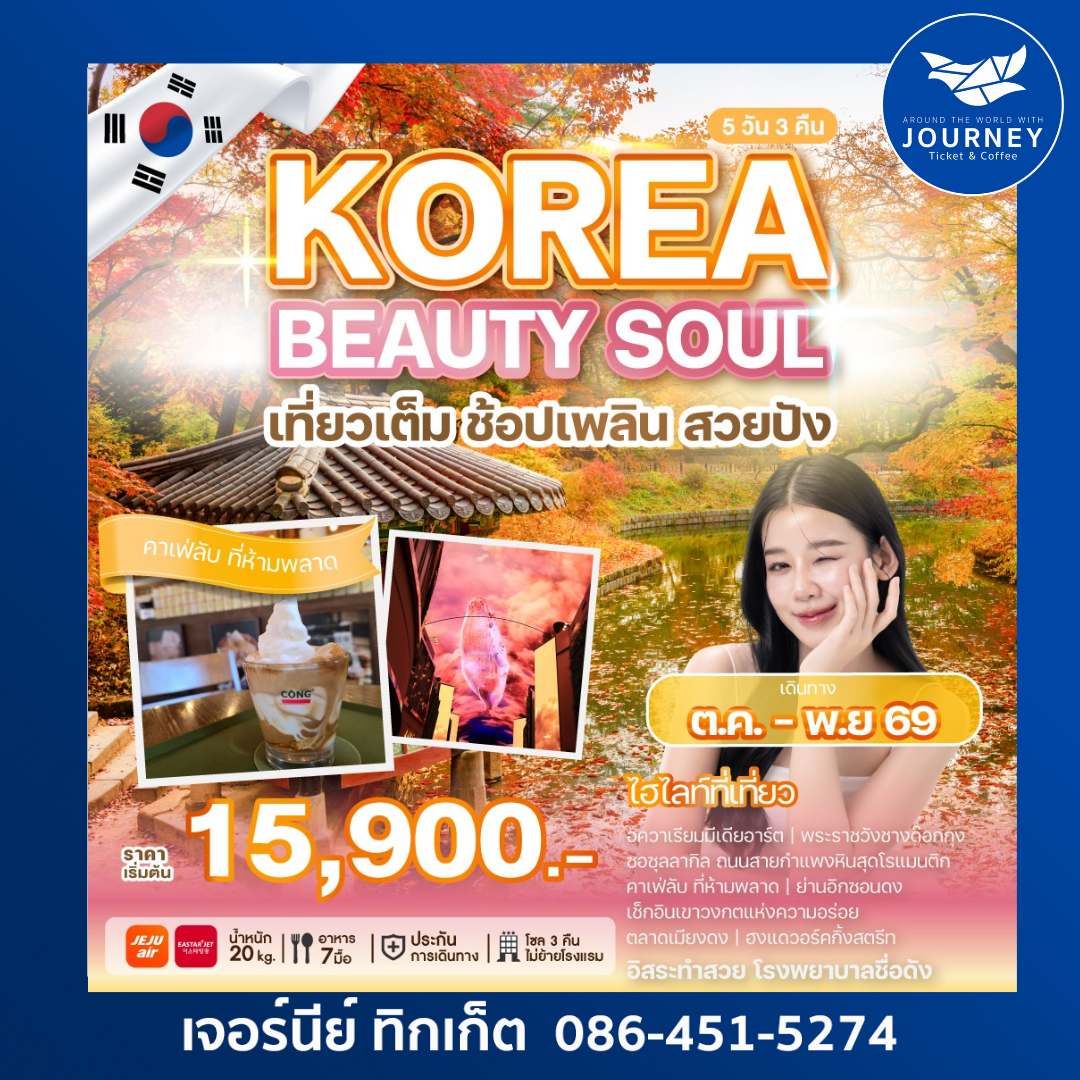 KOREA BEAUTY SOUL 5D3N